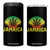 Jamaica Stoner 4 in 1 Can Cooler Tumbler Rasta Sunset Cannabis Marijuana Weed Lovers 420 TS10 One Size: 16 oz Black Print Your Wear