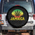 Jamaica Stoner Spare Tire Cover Rasta Sunset Cannabis Marijuana Weed Lovers 420 TS10 No hole Black Print Your Wear