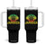 Jamaica Stoner Tumbler With Handle Rasta Sunset Cannabis Marijuana Weed Lovers 420 TS10 One Size: 40 oz Black Print Your Wear