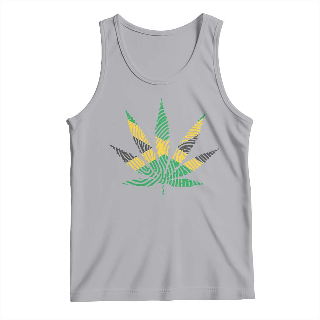 Jamaica Flag Cannabis Tank Top Funny Stoner Weed Lovers Marijuana 420 TS10 Athletic Heather Print Your Wear
