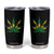Jamaica Flag Cannabis Tumbler Cup Funny Stoner Weed Lovers Marijuana 420 TS10 Black Print Your Wear