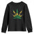 Jamaica Flag Cannabis Youth Sweatshirt Funny Stoner Weed Lovers Marijuana 420 TS10 Black Print Your Wear