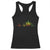 Reggae Weed Racerback Tank Top Rasta Marijuana Leaf Heartbeat Weed Lovers 420 TS10 Black Print Your Wear