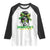 Proud Jamaican Girl Raglan Shirt Jamaica Messy Bun Retro Vintage Jamaican Flag TS10 White Black Print Your Wear