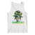 Proud Jamaican Girl Tank Top Jamaica Messy Bun Retro Vintage Jamaican Flag TS10 White Print Your Wear