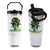 Proud Jamaican Girl Flip Straw Tumbler Jamaica Messy Bun Retro Vintage Jamaican Flag TS10 One Size: 30 oz White Print Your Wear