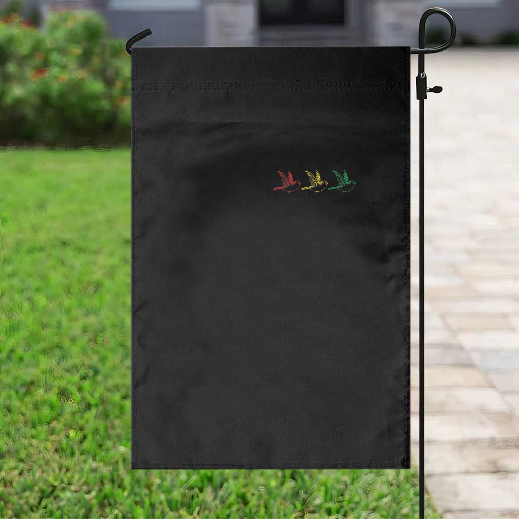 Little Birds Garden Flag Rastafari Rasta Reggae Music Jamaican Pride TS10 Print Your Wear
