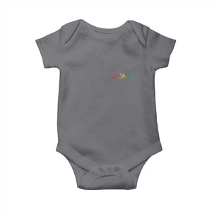 Little Birds Baby Onesie Rastafari Rasta Reggae Music Jamaican Pride TS10 Charcoal Print Your Wear