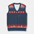 Little Birds V-Neck Knit Sweater Vest Rastafari Rasta Reggae Music Jamaican Pride TS10 Navy Red Print Your Wear