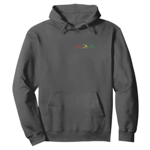 Little Birds Hoodie Rastafari Rasta Reggae Music Jamaican Pride TS10 Dark Heather Print Your Wear