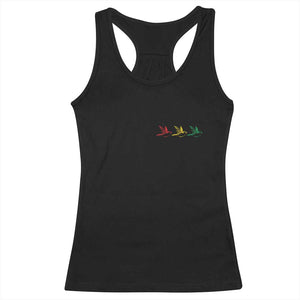 Little Birds Racerback Tank Top Rastafari Rasta Reggae Music Jamaican Pride TS10 Black Print Your Wear