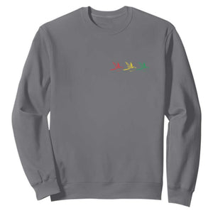Little Birds Sweatshirt Rastafari Rasta Reggae Music Jamaican Pride TS10 Charcoal Print Your Wear