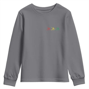 Little Birds Youth Sweatshirt Rastafari Rasta Reggae Music Jamaican Pride TS10 Charcoal Print Your Wear