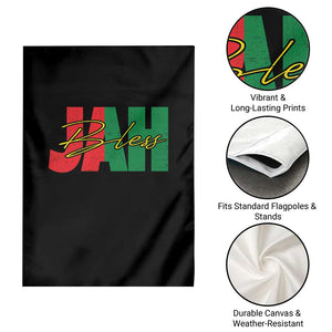 Rastafarian Jah Bless Garden Flag Retro Reggae Rastafari Jamaica Rasta TS10 Print Your Wear