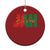 Rastafarian Jah Bless Christmas Ornament Retro Reggae Rastafari Jamaica Rasta TS10 Print Your Wear
