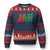 Rastafarian Jah Bless Ugly Christmas Sweater Retro Reggae Rastafari Jamaica Rasta TS10 Navy Red Print Your Wear