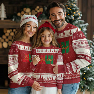 Rastafarian Jah Bless Ugly Christmas Sweater Retro Reggae Rastafari Jamaica Rasta TS10 Red Beige Print Your Wear