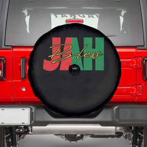 Rastafarian Jah Bless Spare Tire Cover Retro Reggae Rastafari Jamaica Rasta TS10 Black Print Your Wear