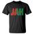Rastafarian Jah Bless T Shirt Retro Reggae Rastafari Jamaica Rasta TS10 Black Print Your Wear