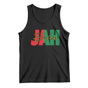 Rastafarian Jah Bless Tank Top Retro Reggae Rastafari Jamaica Rasta TS10 Black Print Your Wear
