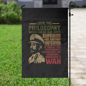 Haile Selassie Garden Flag War Speech Lion of Judah Rasta Jah Bless TS10 Print Your Wear