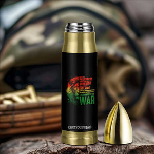 Lion of Judah Bullet Tumbler Rasta Haile Selassie War Speech Jah Bless TS10 Print Your Wear