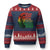 Lion of Judah Ugly Christmas Sweater Rasta Haile Selassie War Speech Jah Bless TS10 Navy Red Print Your Wear