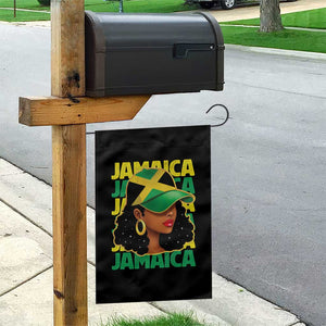 Proud Jamaican Afro Black Woman Jamaica Flag Pride Garden Flag TS10 Print Your Wear