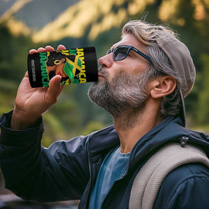 Proud Jamaican Afro Black Woman Jamaica Flag Pride 4 in 1 Can Cooler Tumbler TS10 Print Your Wear