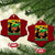 Proud Jamaican Afro Black Woman Jamaica Flag Pride Ceramic Ornament TS10 Print Your Wear