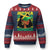 Proud Jamaican Afro Black Woman Jamaica Flag Pride Ugly Christmas Sweater TS10 Navy Red Print Your Wear