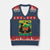 Proud Jamaican Afro Black Woman Jamaica Flag Pride V-Neck Knit Sweater Vest TS10 Navy Red Print Your Wear