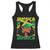 Proud Jamaican Afro Black Woman Jamaica Flag Pride Racerback Tank Top TS10 Black Print Your Wear