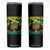 Proud Jamaican Afro Black Woman Jamaica Flag Pride Skinny Tumbler TS10 Black Print Your Wear