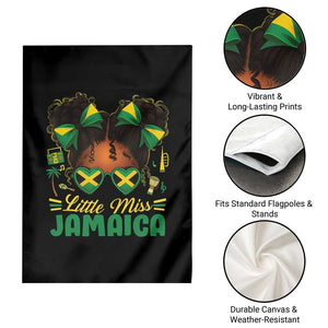 Little Miss Jamaica Garden Flag Proud Jamaican Afro Black Girls Jamaica Flag Pride TS10 Print Your Wear