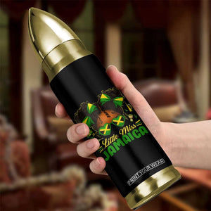 Little Miss Jamaica Bullet Tumbler Proud Jamaican Afro Black Girls Jamaica Flag Pride TS10 Print Your Wear