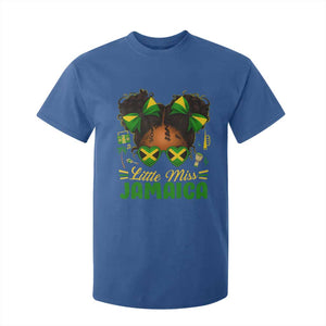 Little Miss Jamaica T Shirt For Kid Proud Jamaican Afro Black Girls Jamaica Flag Pride TS10 Royal Blue Print Your Wear