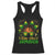 Little Miss Jamaica Racerback Tank Top Proud Jamaican Afro Black Girls Jamaica Flag Pride TS10 Black Print Your Wear