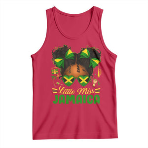 Little Miss Jamaica Tank Top Proud Jamaican Afro Black Girls Jamaica Flag Pride TS10 Red Print Your Wear