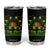 Little Miss Jamaica Tumbler Cup Proud Jamaican Afro Black Girls Jamaica Flag Pride TS10 Black Print Your Wear
