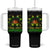 Little Miss Jamaica Tumbler With Handle Proud Jamaican Afro Black Girls Jamaica Flag Pride TS10 One Size: 40 oz Black Print Your Wear