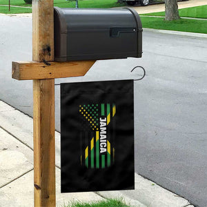 Jamaican American Flag Garden Flag Distressed Jamaica America Usa Flag TS10 Print Your Wear