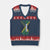 Jamaican American Flag V-Neck Knit Sweater Vest Distressed Jamaica America Usa Flag TS10 Navy Red Print Your Wear