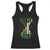Jamaican American Flag Racerback Tank Top Distressed Jamaica America Usa Flag TS10 Black Print Your Wear