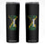 Jamaican American Flag Skinny Tumbler Distressed Jamaica America Usa Flag TS10 Black Print Your Wear