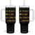 Rasta Weed Tumbler With Handle Peace Love Ganja Marijuana Cannabis Reggae Music TS10 One Size: 40 oz Black Print Your Wear