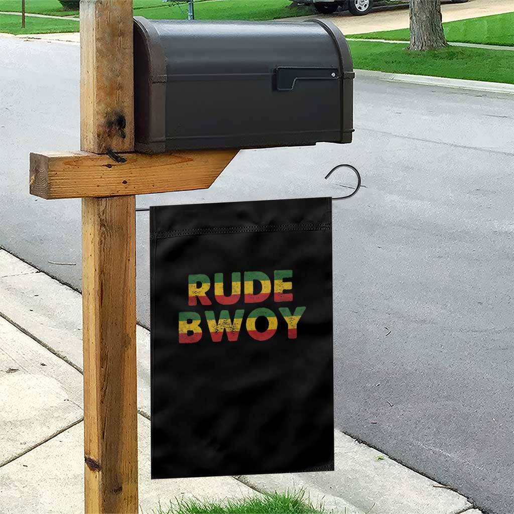 Rude Boy Garden Flag Jamaican Rasta Reggae Roots Gifts Jamaica TS10 Print Your Wear