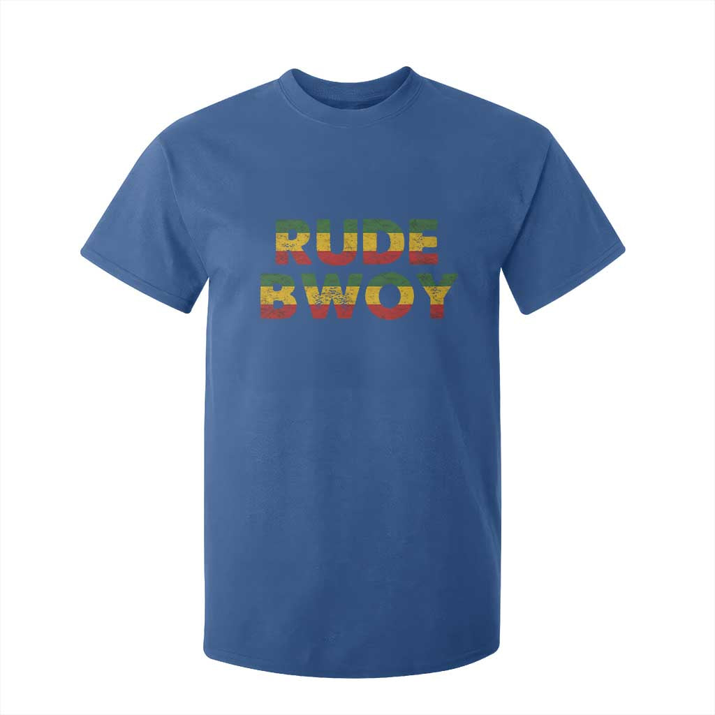 Rude Boy T Shirt For Kid Jamaican Rasta Reggae Roots Gifts Jamaica TS10 Royal Blue Print Your Wear