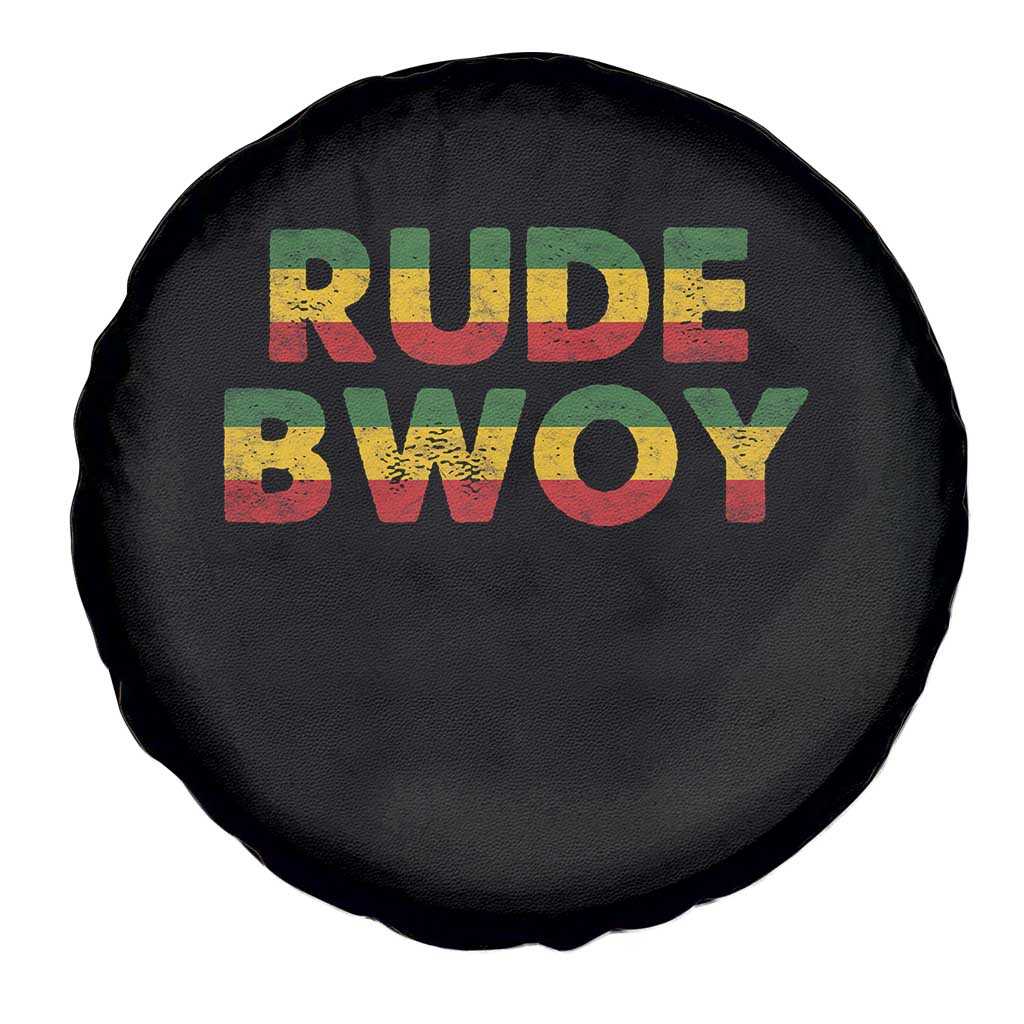 Rude Boy Spare Tire Cover Jamaican Rasta Reggae Roots Gifts Jamaica TS10 Print Your Wear