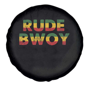 Rude Boy Spare Tire Cover Jamaican Rasta Reggae Roots Gifts Jamaica TS10 Print Your Wear